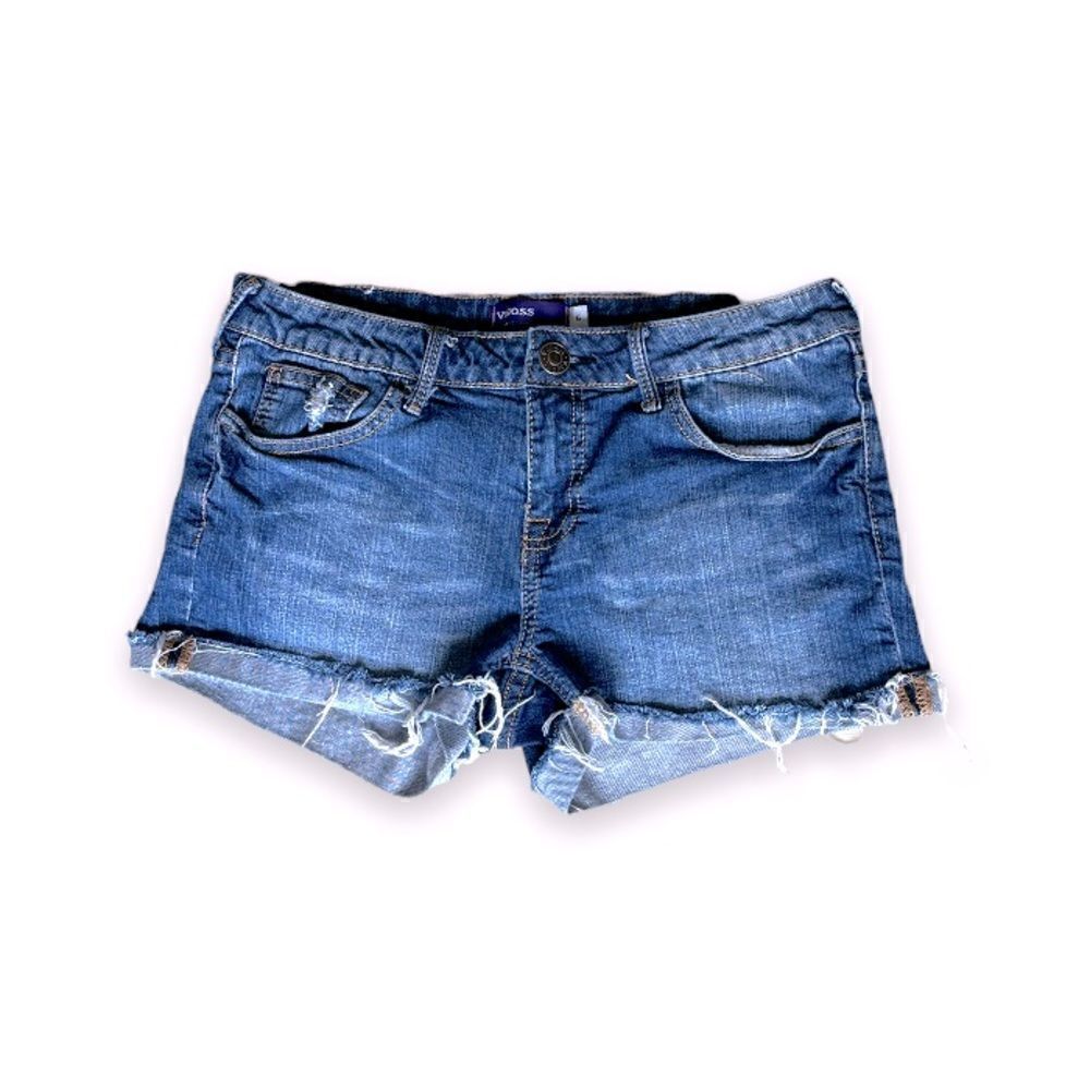 VIGOSS Distressed Denim Shorts (5)